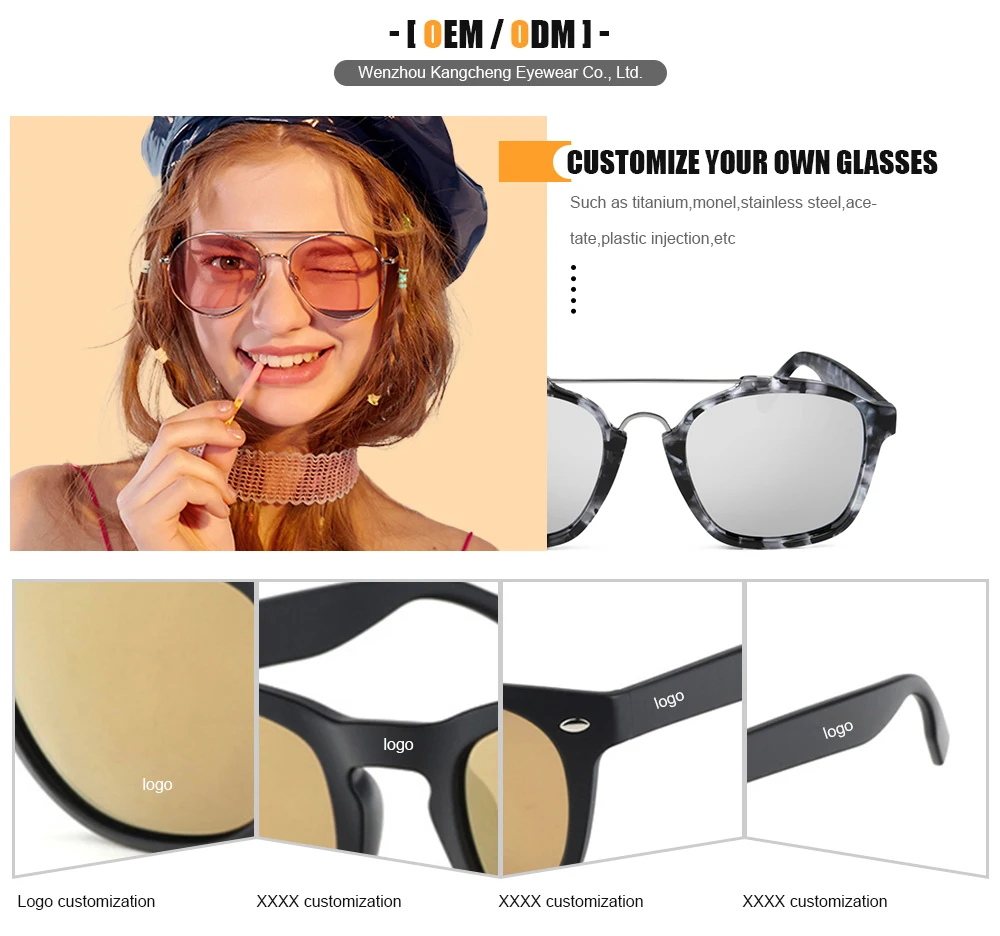 Unique Unisex High Quality Small Frame Round Retro Custom Sun Glasses ...