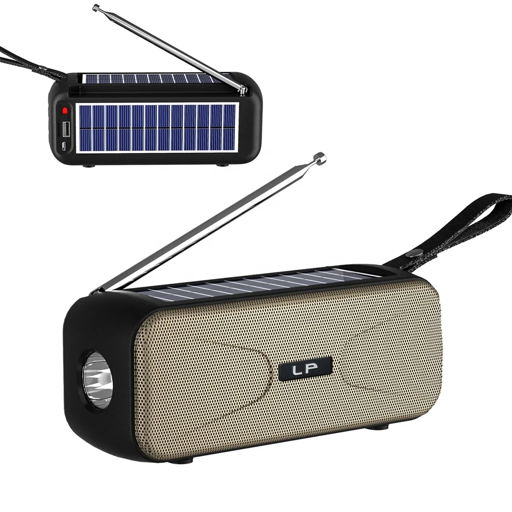 Enceinte Bluetooth TS5 : Caisson De Basse Portable Sans Fil (Couleur Or)