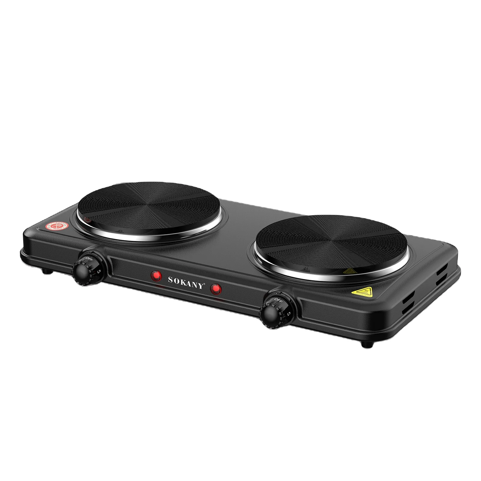 Premium Brand Portable Stove Twin Solid Hot Plate Cook Top Electric  Burner Induction Cooker