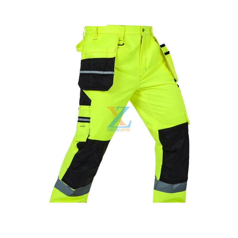 SHUXIA Pantalon de Travail Cargo Combat Endurance pour Hommes avec Poches genouillères et Coutures renforcées