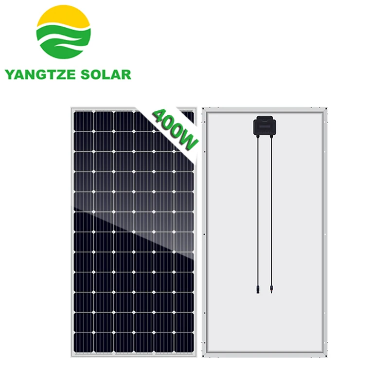 Yangtze  400 watt 390 380 W Mono Crystalline Solar Cell Panel  Factory Price