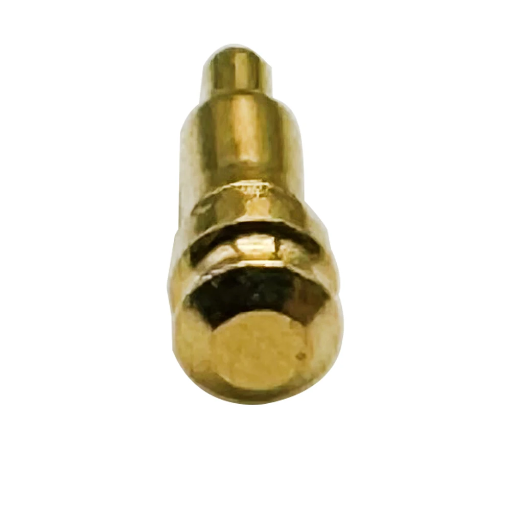 Spring Pogo Pin 2A Rated Current Female Spring Gold-Plated Brass Contact Double Head Type Single Pin PCB Cable Connector