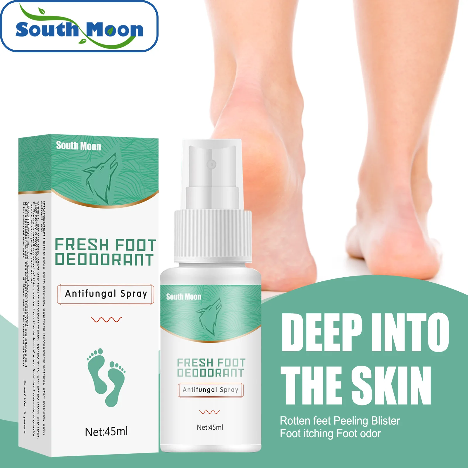 2022 New Foot Spray Athletes Foot Relieve Burning Feet,Scaling