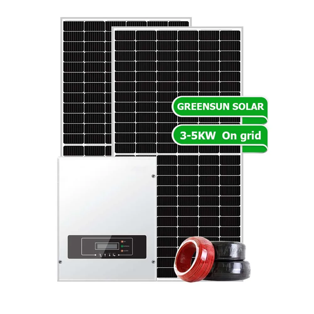 Europe market on grid 3kw solar system 1 phase 230v grid tied 3kw 5kw 10kw solar panel system with wifi