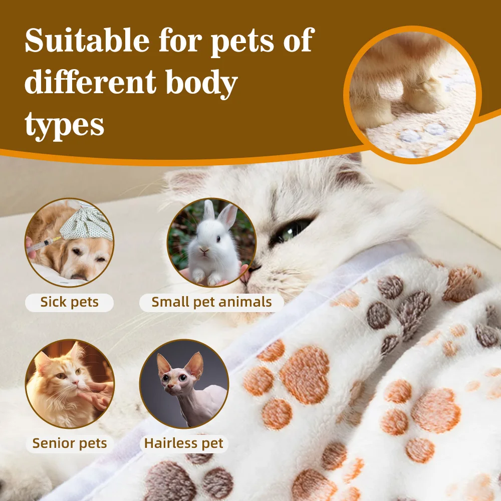 Wholesale Print Fleece Blanket Breathable Super Soft Pet Blanket - product detail 5