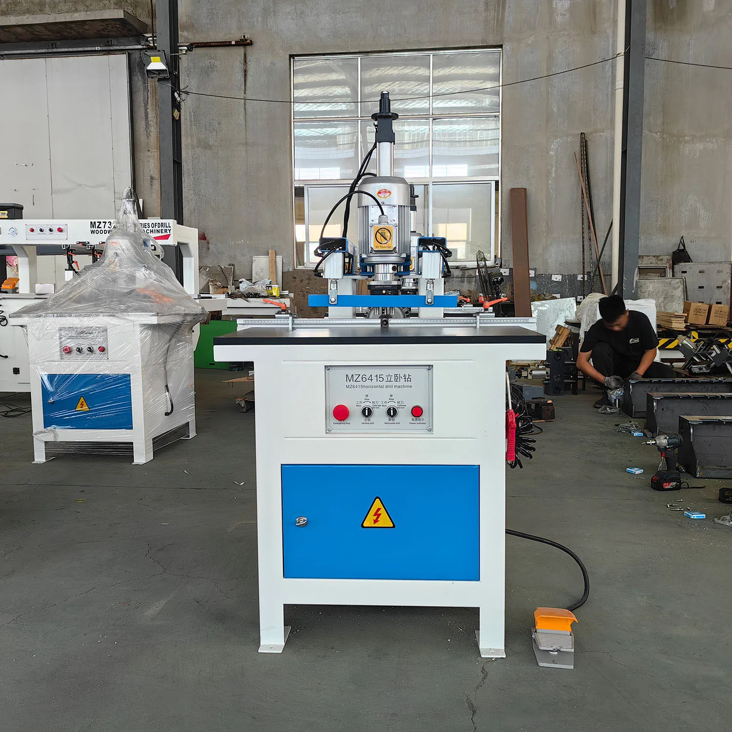 Hot Sale MZ6415 Panel Furniture Minifix Drilling Machine Wood