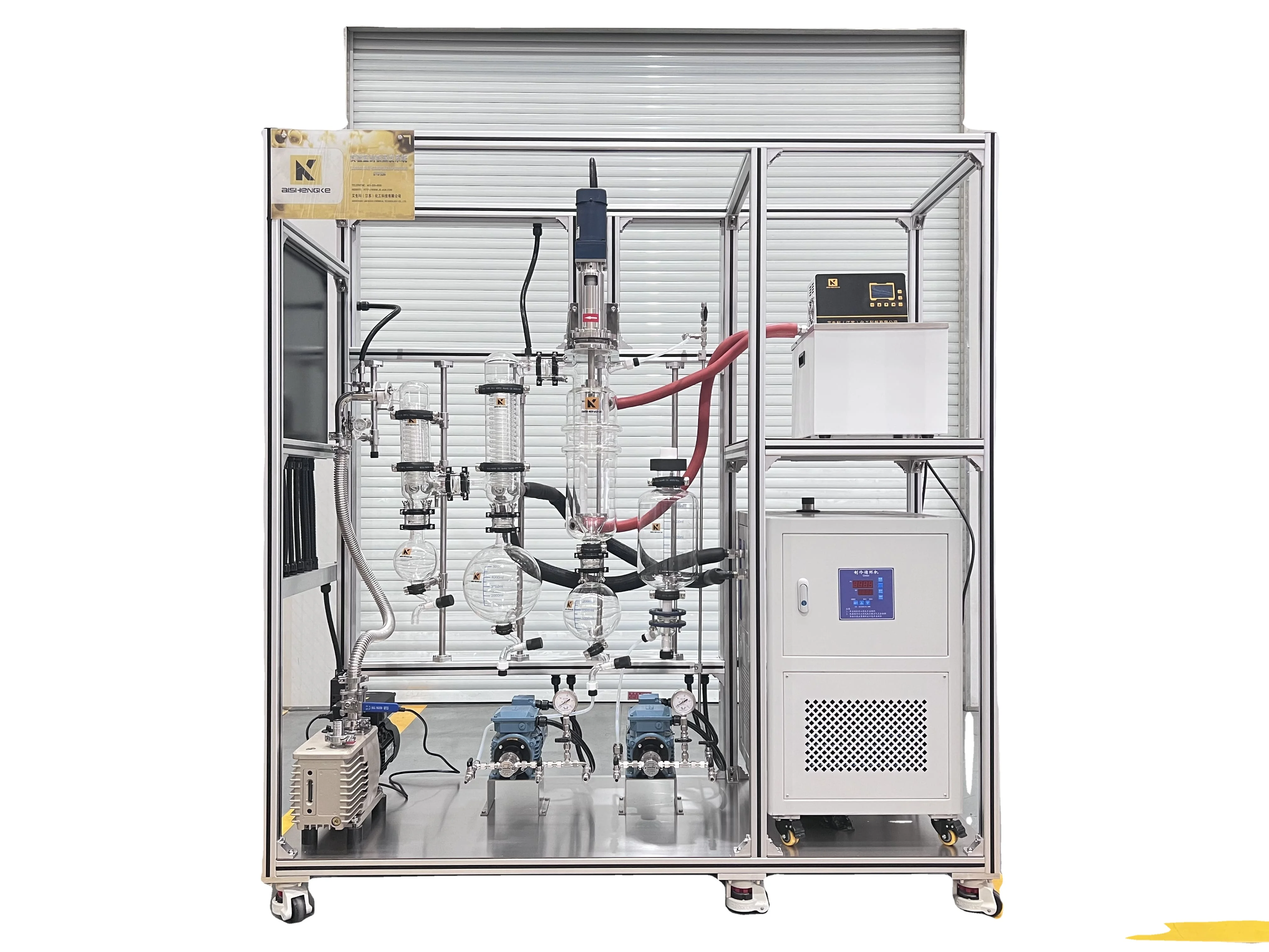 ASK SPD2 5 10 20 Electric Short Path Fractional Column Distillation Kit Organic Essential Oil Distiller Motor Engine Core
