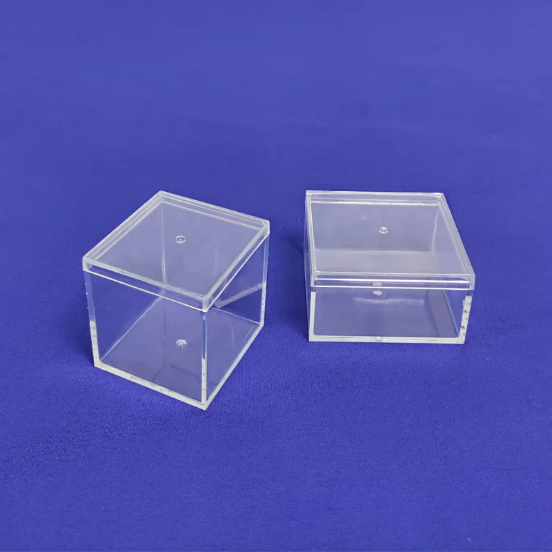 Acrylic Plastic Square Cube Cake Box - Durable & Eco-friendly