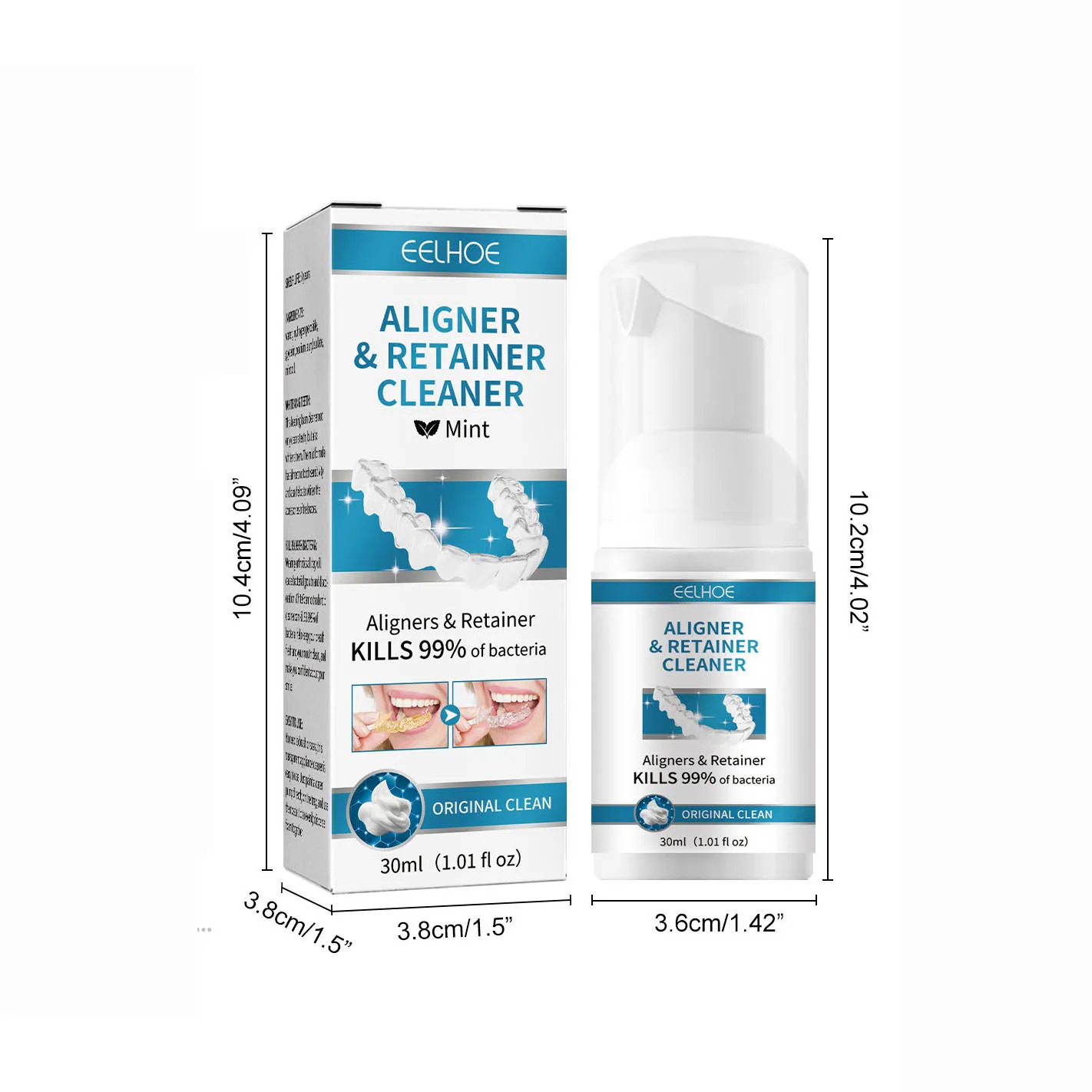 Clear Aligner Retainer Cleaner Invisalign Dentures Trays Aligners