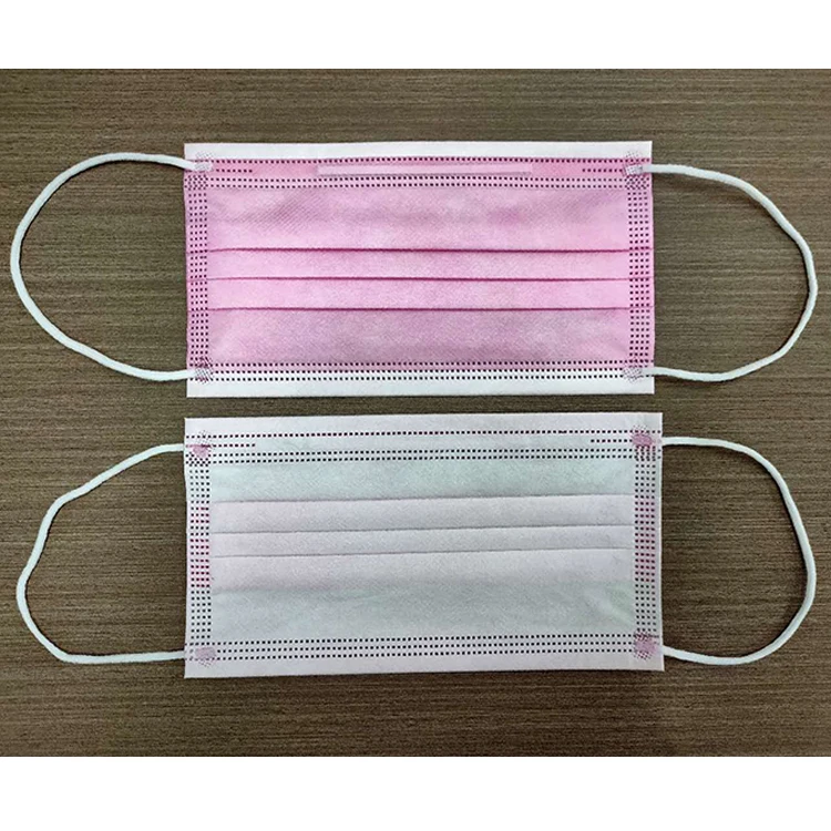
Prompt Shipment Meltblown Cloth Disposable Masks Civilian, 3Layer Ordinary Protective Daily Different Color Disposable Face Mask 