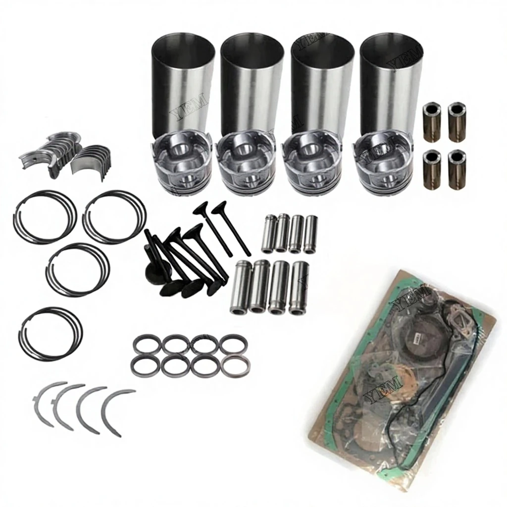 Diesel Engine Machinery Engine for Yanmar Engine S4D106-2XFH Overhaul Rebuild Kit for Komatsu Backhoe WB140-2N