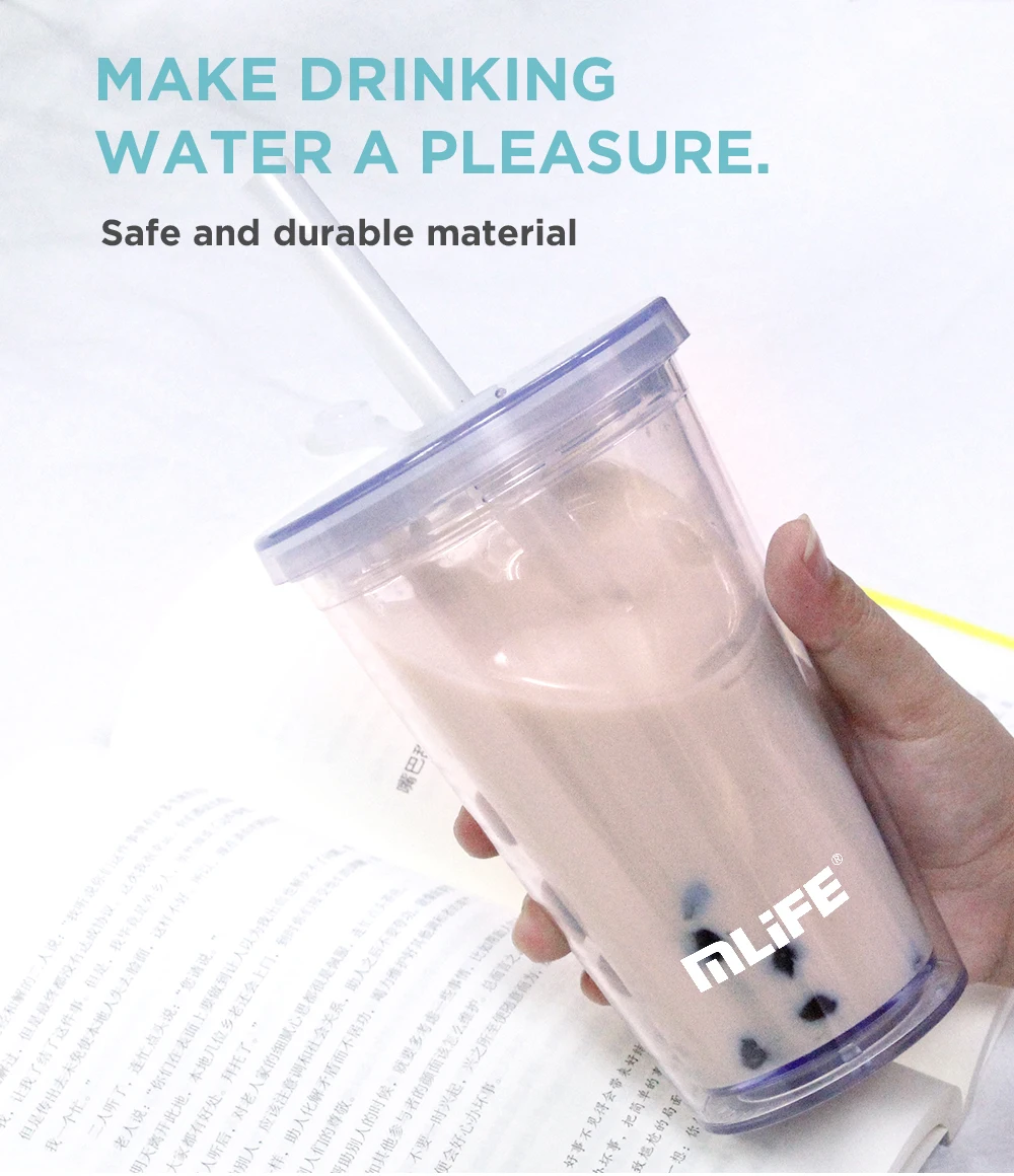 2025 Latest Customized OEM Logo Printed Bulk Sport Tumbler Double Wall Travel Mug for Coffee Tea Modern Design Plastic Hot