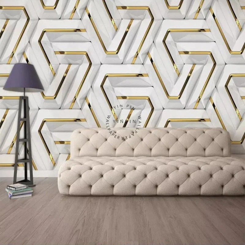 3D Solid Geometry Pattern Background Wallpaper Wall Mural Home Decor