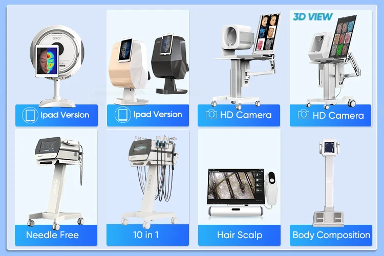 Isemeco S7 Face Skin Analyzer Advanced Home Facial Scanner