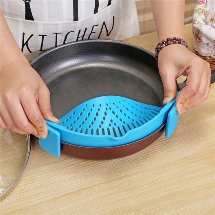 Filtre Silicone Pliable Tamis De Cuisine KGDUYC | Passoire Silicone à Clip | Égouttoir Pour Casserole | Filtre à Eau Noir Ramasse Légumes Filtre Silicone Pliable Tamis De Cuisine KGDUYC | Passoire Silicone à Clip | Égouttoir Pour Casserole | Filtre à Eau Noir Ramasse Légumes