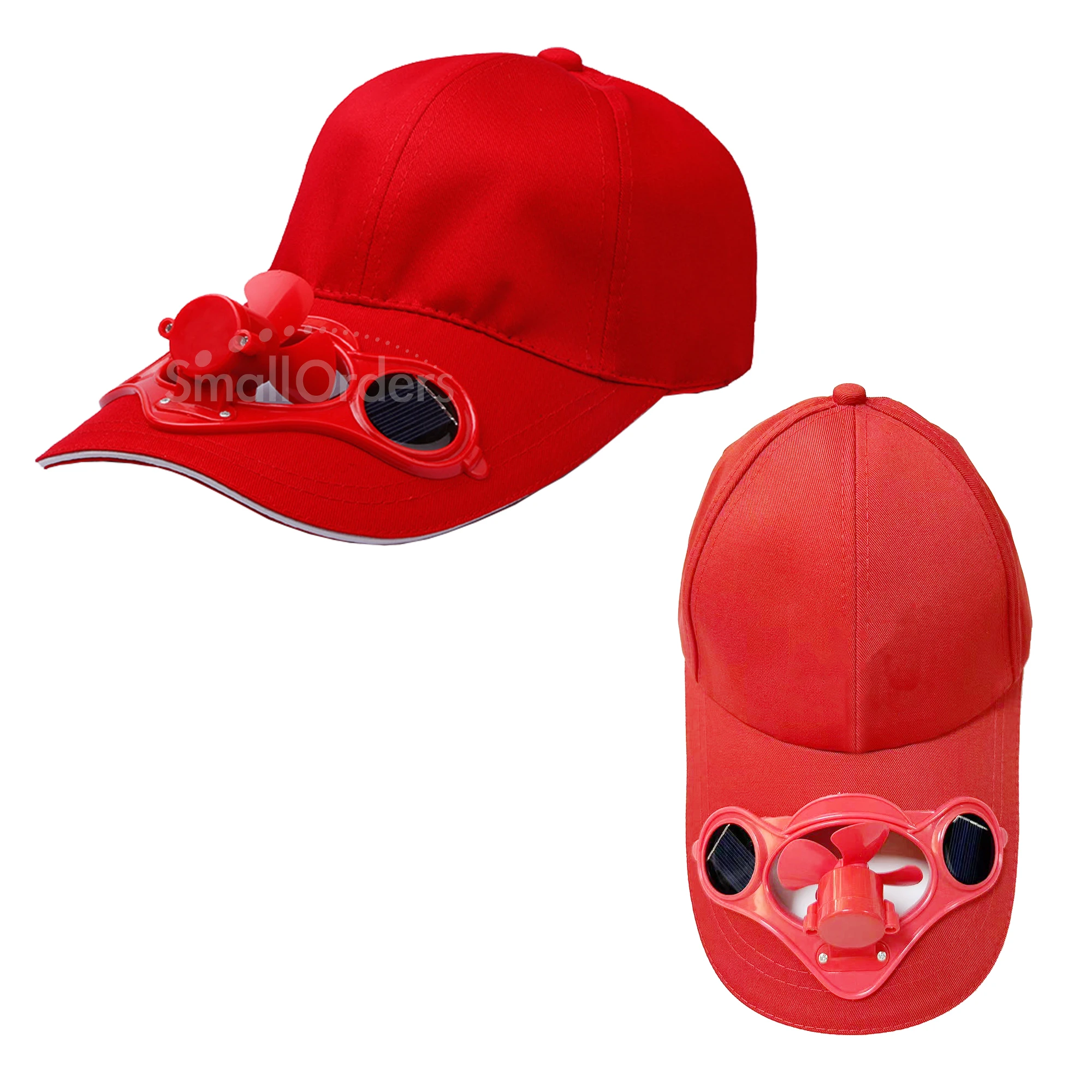 Outdoor sport travel solar fan hats caps