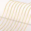 Round Snake chain 0.9mm-Gold