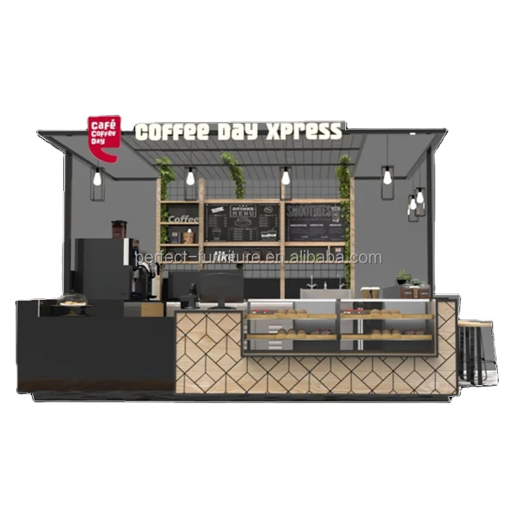 modern kiosk coffee