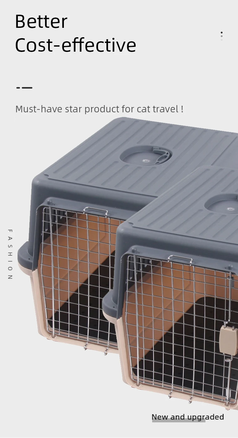 Cat Carrier Cage Portable Dog Travel Durable Pet House Outdoor Travel