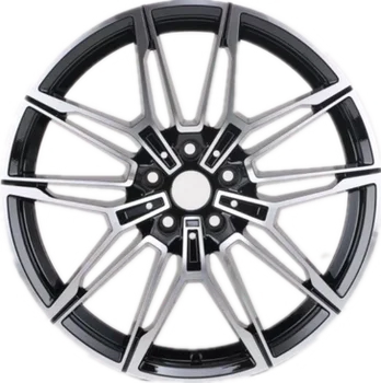 Specially Designed for the Modification of BMW Sedans, 17 18 Inches, PCD 5*112 5*120 Gloss Black Black Machined Face