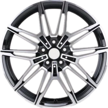 Wholesale 18 19 20 Inch Black and Silver Custom Alloy Wheels Rim Forged 35 mm PCD Surface New Condition