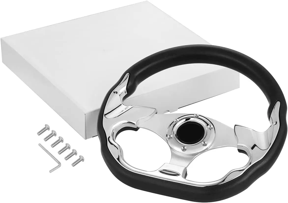 Universal Golf Cart Accessories Deluxe Steering Wheel With Cool Racing