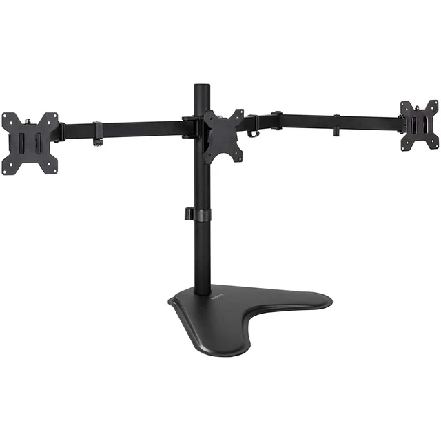 MG Triple Monitor Stand Desk Mount Arms 10-27" Screen Monitors Full Motion Swivel High Grade Steel & Aluminum 22lbs/Arm in Stock