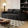63" 2 Seaters Sofa(Black)