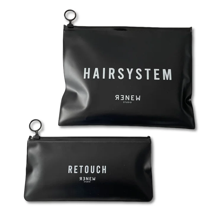 Custom Jewelry Packaging Bag Recyclable Pvc Clear Mini Zipper Pouch