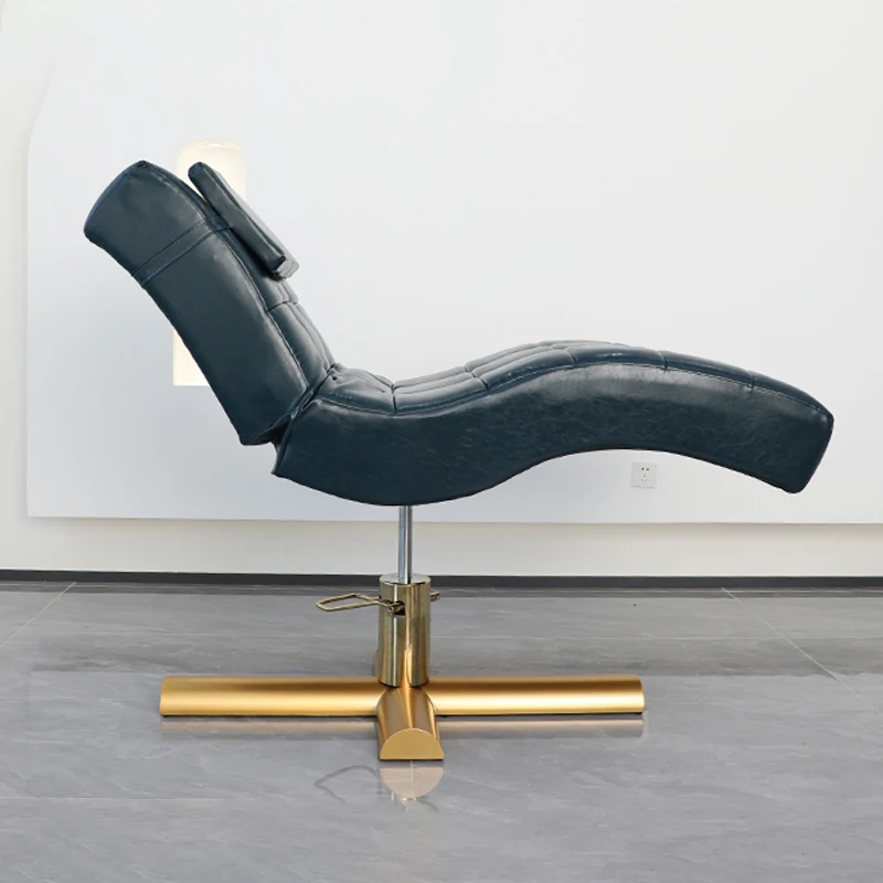 Lifting Adjustable Headrest Curved Salon Lash Eyebrow Bed Spa