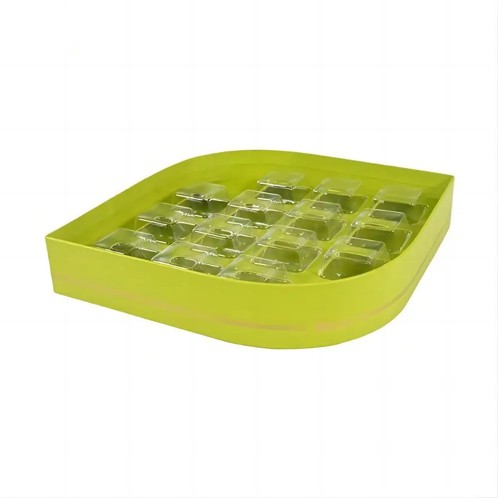 Reusable Food Grade Custom Paper Gift Box Pralines Boxes Chocolate Handmade Chocolate Packaging Boxes With Plastic Insert