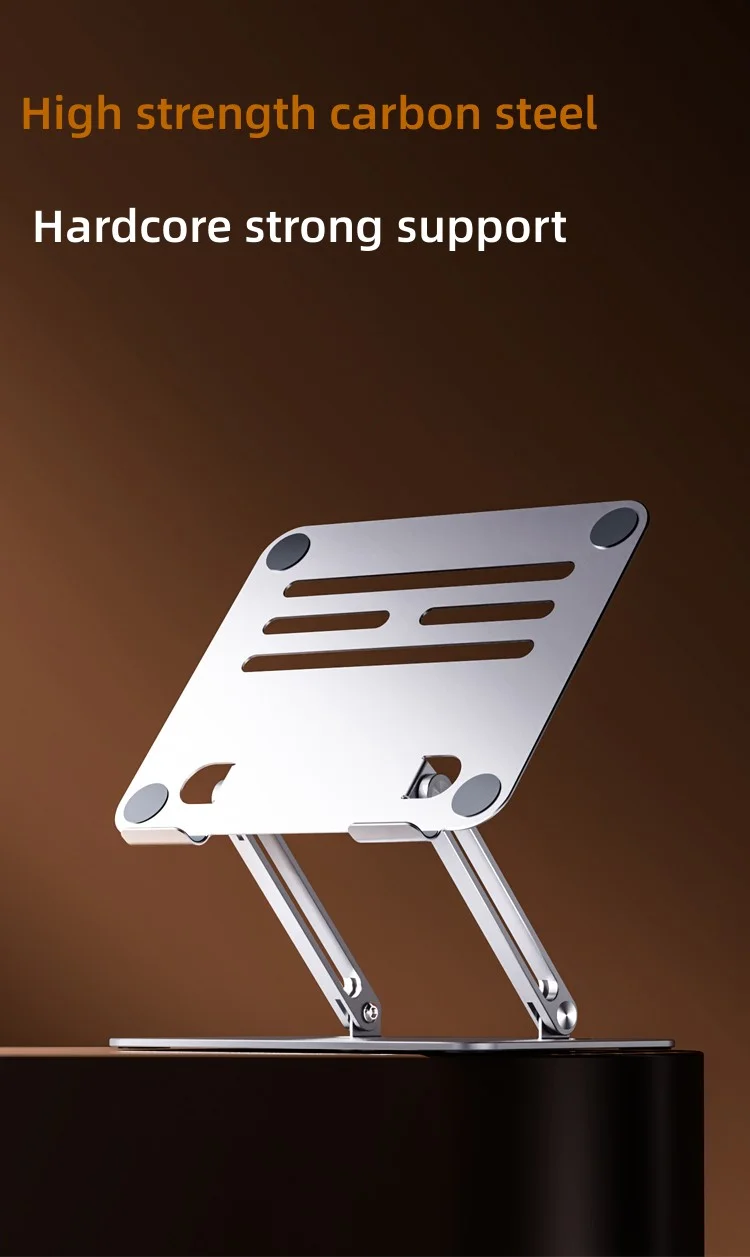 Best Computer Riser Swivel Boneruy Ergonomic Metal Riser Swivel Adjustable Portable Foldable Metal ...