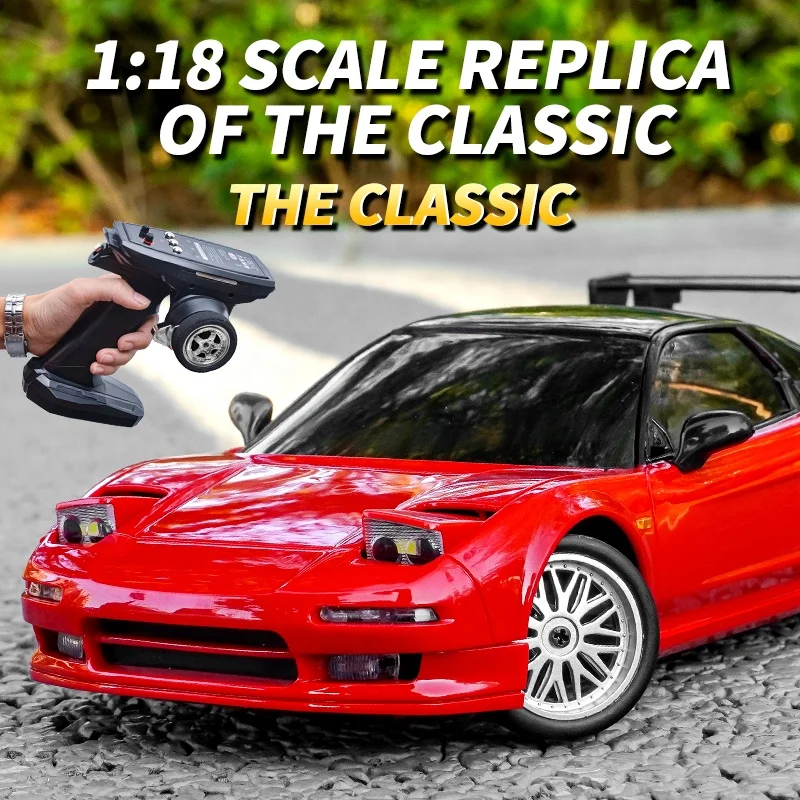 LDRC 1803 1:18 NSX RTR Drift RC Car with LED Lights & Gyro – Ideal