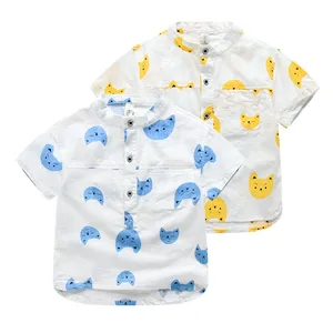 Children Short Sleeve Shirt Cyclone Boys Child Clothes Made In China