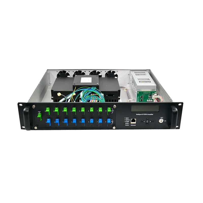 CATV 1550nm EDFA WDM Optical Amplifier JDSU PUMP 1550nm EDFA 8 Ports