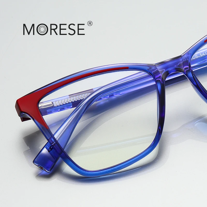 MORESE in Stock 2116 Large Frame Women Eyeglasses CP Propionic Acid Eyeglasses Frames