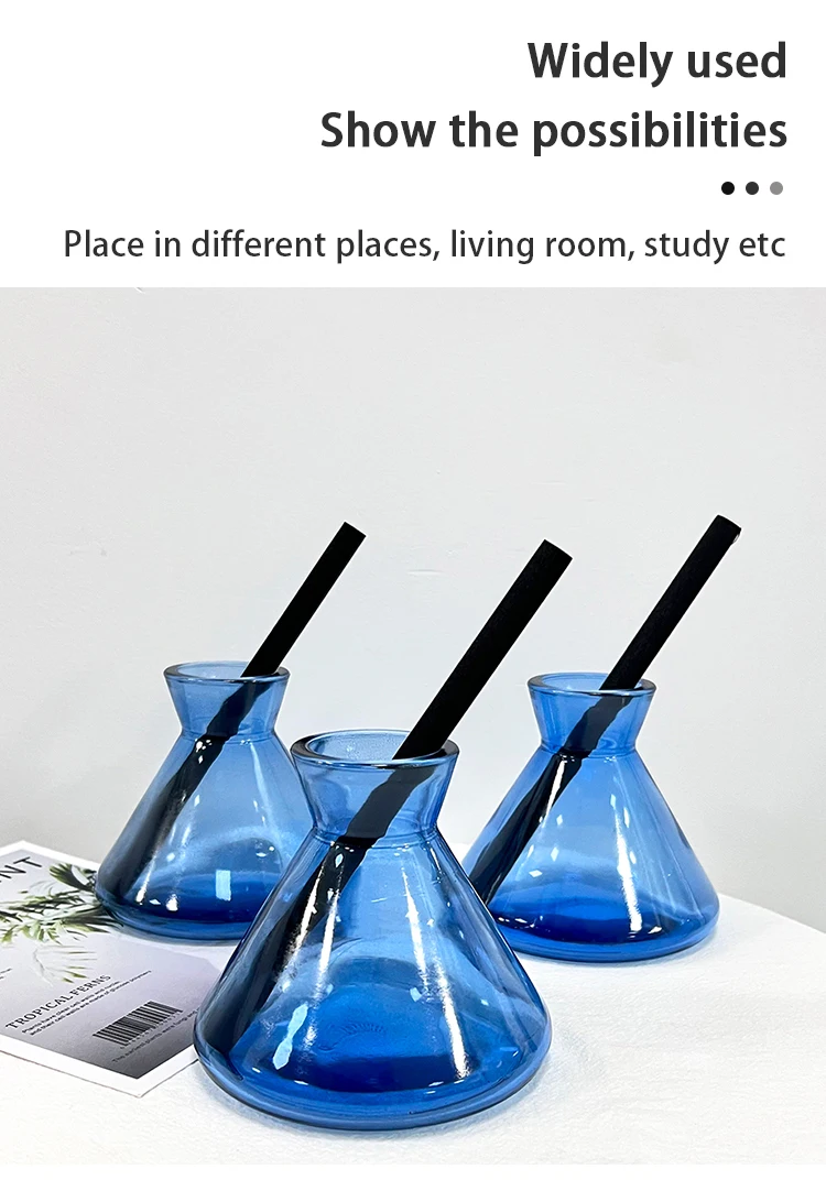 200ml New Design Empty Conical Flask Home Fragrance Reed Diffuser Glass