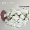 40cm white rose