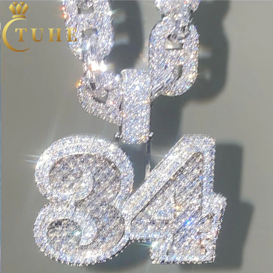 Custom Hip Hop Pendant VVS Moissanite Diamond Jewelry