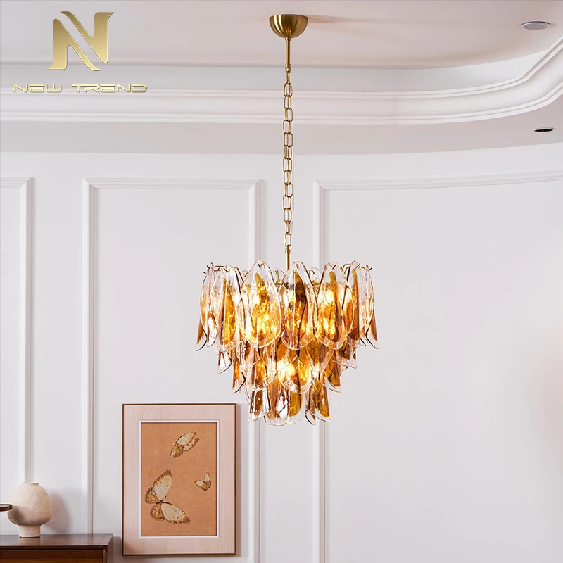 CPL-448 Large Custom Murano Glass Chandelier | High-End Italian Style Ceiling Lighting for Hotel & Villa