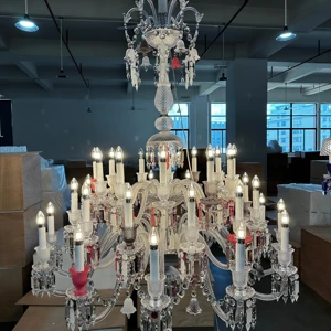 ECOJAS Wedding Hotel Villa Ecclesia Decor Crystal Baccarat Luxury Chandelier