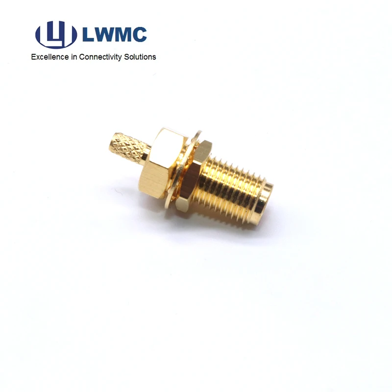 sma female bulkhead crimp for rg316 cable-5