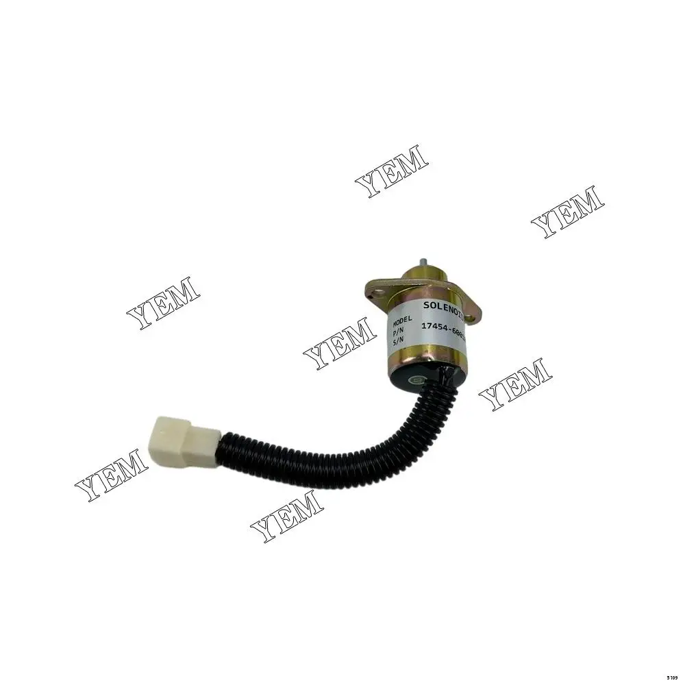 Hot Sale New Solenoid Valve YK180B-12V SA-4569-T 1503ES-12A5UC5S 17454-60010 17594-60014 For Kubota D1005