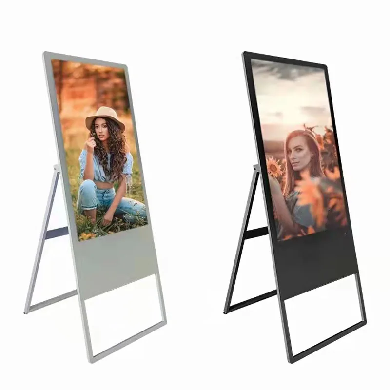 Hot Sale Black Digital Totem Advertising MUPi Touch Screen Kiosk Indoor/Outdoor LED LCD Screen Equipment for Shopping Mall