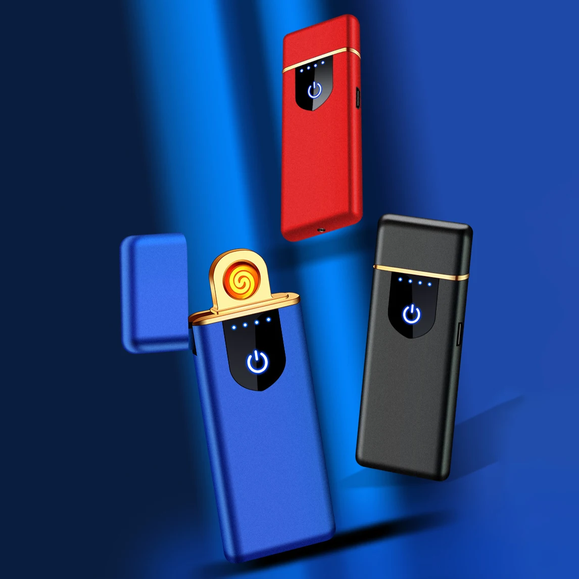 Новая зажигалка с usb-зарядкой сенсорный экран для электронных сигарет маленькая перезаряжаемая электрическая