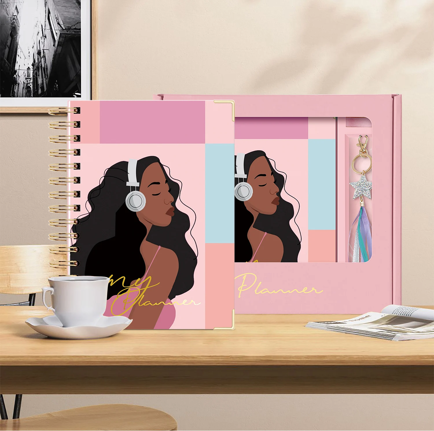 Notebook Planner Custom 2024 Planner Stationery Set Weekly Monthly Goal
