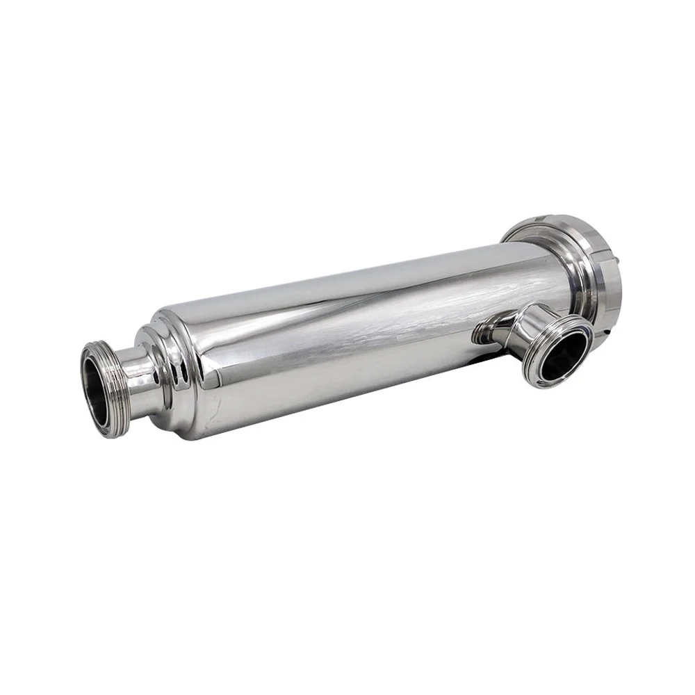 2 Inch Mirror Polish Straight Strainer Beverage Food Sanitary Stainless Steel Filter Beer Thread Angle Type Strainer
