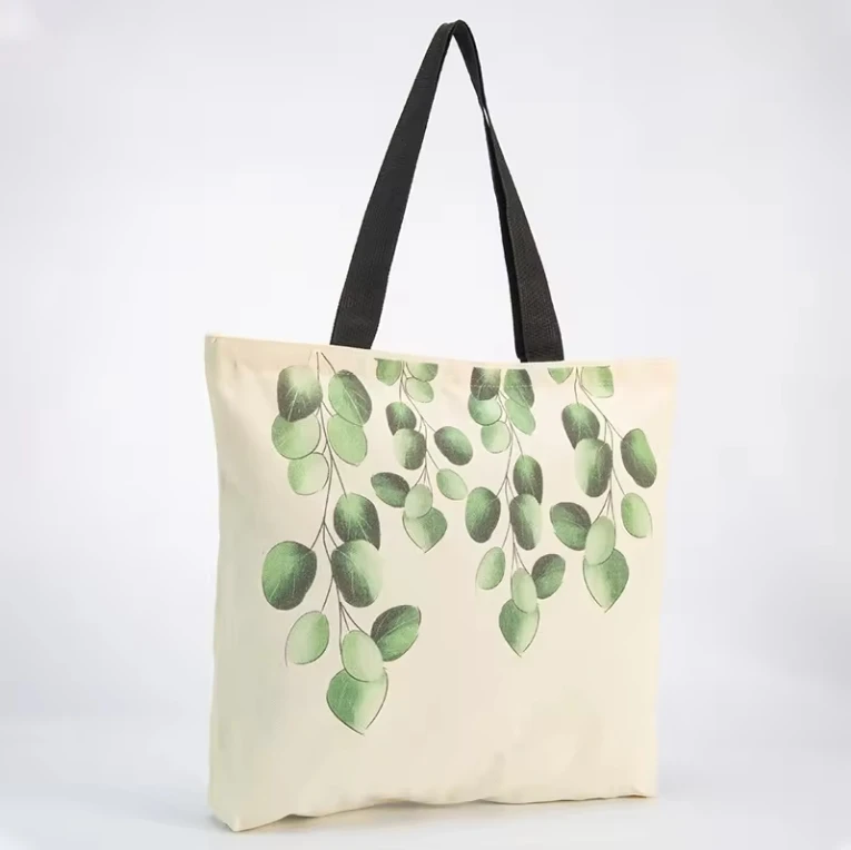 Wholesale Custom Print Logo Eco Friendly Cotton Canvas Tote