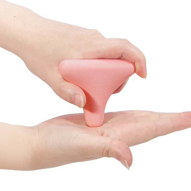 Silicone Rubber Palm Muscle Hexagonal Massage Ball with Four Triggering Points for Deep Tissue Relaxation Body Head Feet Breasts