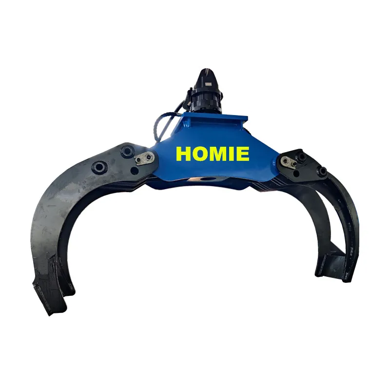 HOMIE Mini Excavator Grapple Tree Grapple Used for Handling of Logs Stones and Scraps